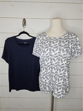2 Charter Club Luxury Pima Cotton XL Tee Shirts